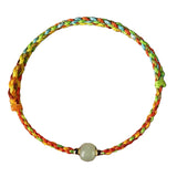 Hetian Jade Family Portrait Colorful Rope Bracelet Hand woven Baby Children Adult Red Rope Bracelet