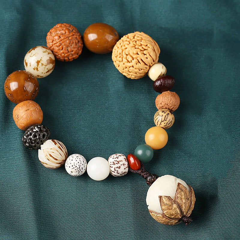 Eighteen Seeds Duobao Bodhi Bracelet As A Gift For Your Girlfriend On Chinese Valentine's Day In The Year Of Your Birth Year