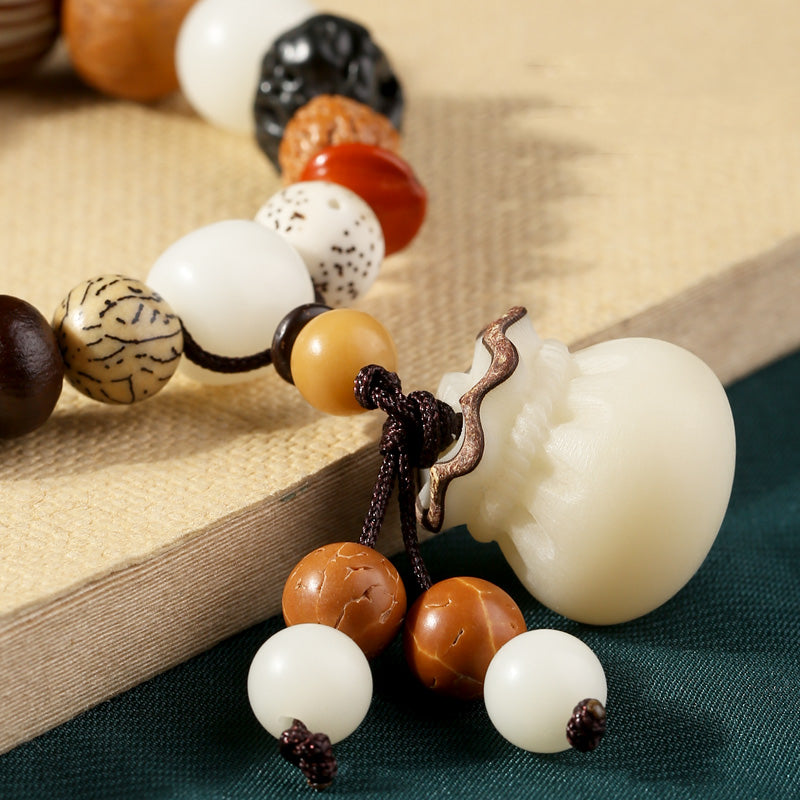 Eighteen Seeds Duobao Bodhi Bracelet As A Gift For Your Girlfriend On Chinese Valentine's Day In The Year Of Your Birth Year