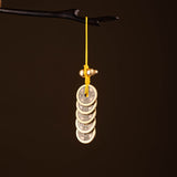 Copper Five Emperors Coins Retro Copper Coins Press Threshold Bedroom Stairs Kitchen Door to Door Carry Keychain Pendant