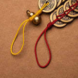 Copper Five Emperors Coins Retro Copper Coins Press Threshold Bedroom Stairs Kitchen Door to Door Carry Keychain Pendant