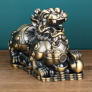 Lucky Pixiu Ashtray For Home Living Room High-End Light Luxury Creative Copper Office Ornaments