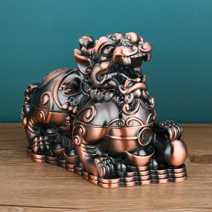 Lucky Pixiu Ashtray For Home Living Room High-End Light Luxury Creative Copper Office Ornaments