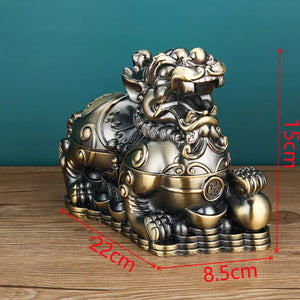 Lucky Pixiu Ashtray For Home Living Room High-End Light Luxury Creative Copper Office Ornaments