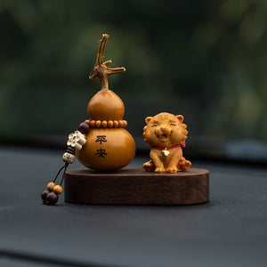 Twelve Zodiac Cultural Playthings Gourd Ornaments Desktop Decorations High-End Car Ornaments Creative Crafts