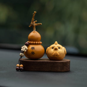 Twelve Zodiac Cultural Playthings Gourd Ornaments Desktop Decorations High-End Car Ornaments Creative Crafts