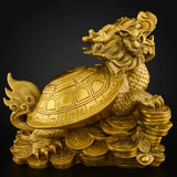 Copper Dragon Turtle Ornaments Dragon Turtle Living Room Entrance Decoration l Dragon Turtle Baxia Crafts