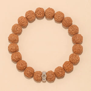 Rudraksha Bodhi Bracelet for Men and Women Buddhist Beads Single Circle Zodiac Year Bracelet