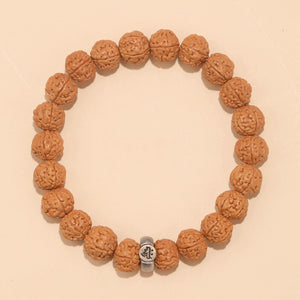 Rudraksha Bodhi Bracelet for Men and Women Buddhist Beads Single Circle Zodiac Year Bracelet