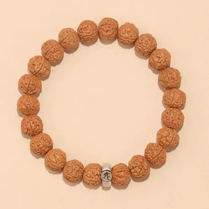 Rudraksha Bodhi Bracelet for Men and Women Buddhist Beads Single Circle Zodiac Year Bracelet